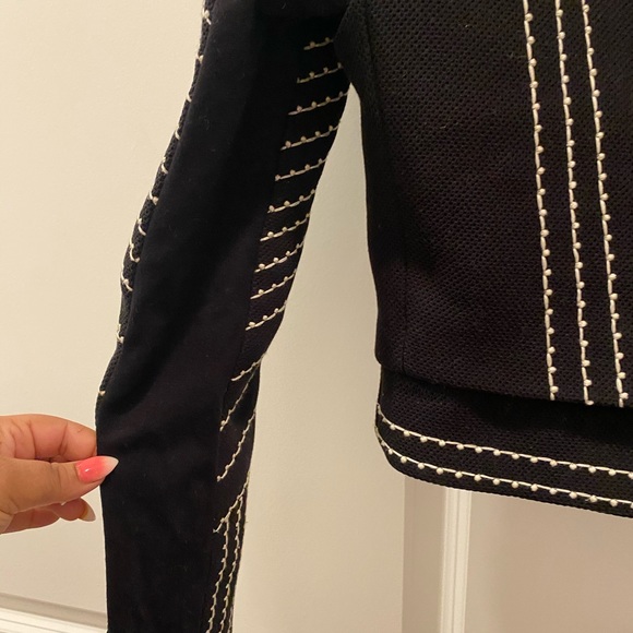 Black and white BCBG Crop jacket - Picture 5 of 7